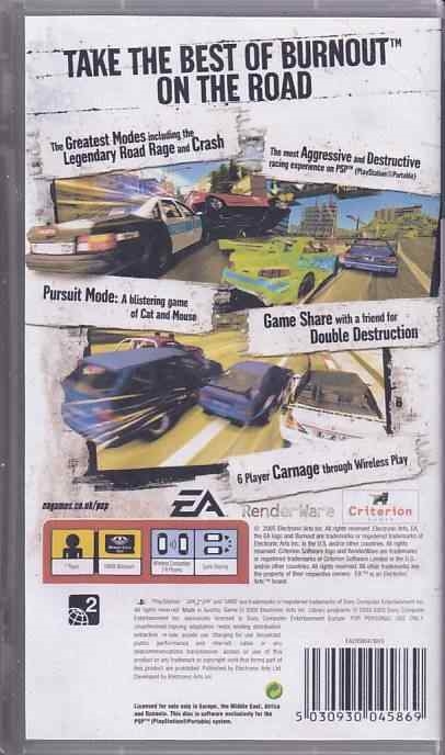 Burnout Legends - PSP (B Grade) (Genbrug)